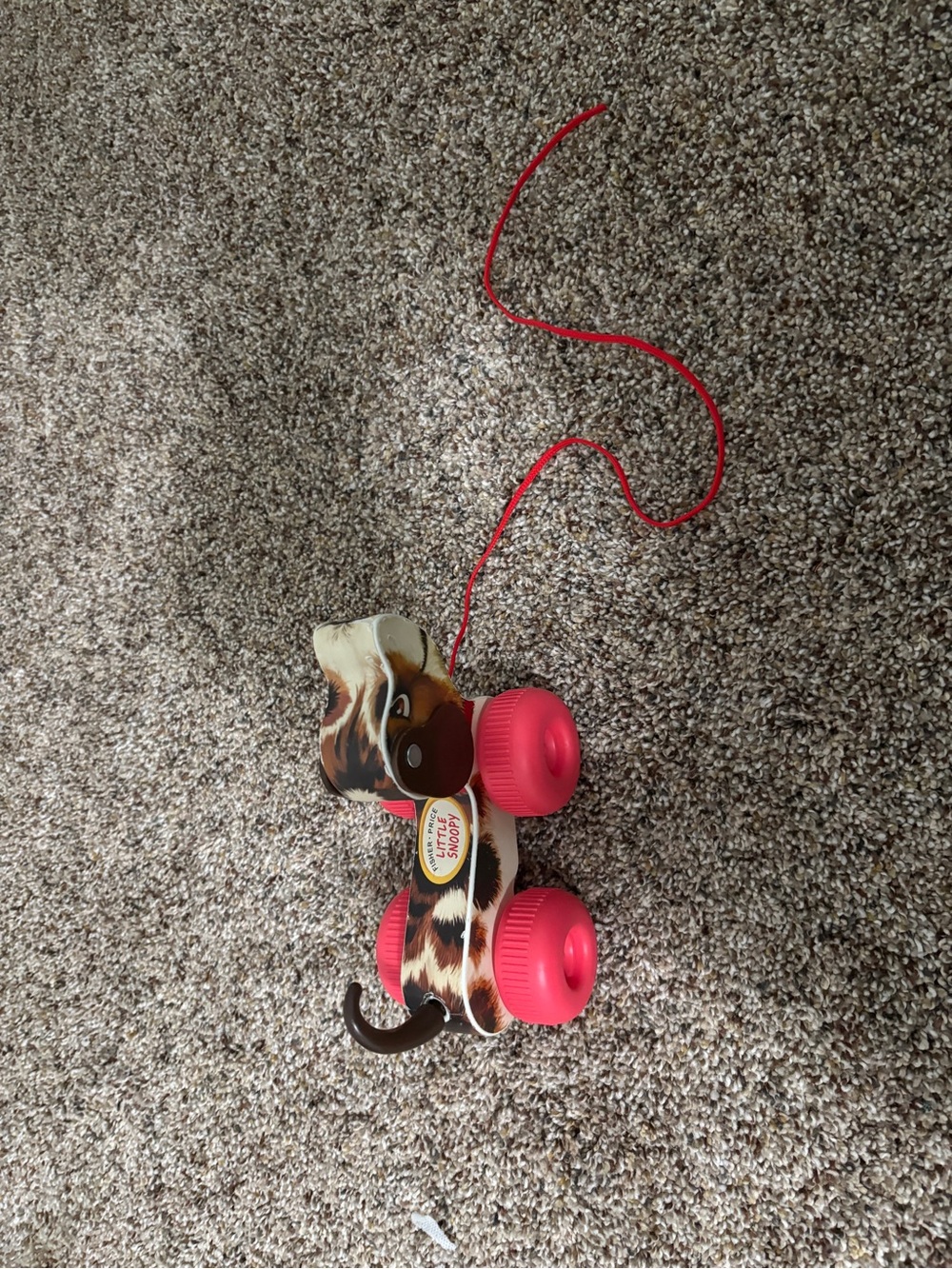 Fisher Price Little Snoopy Pull Along Dog Toy
